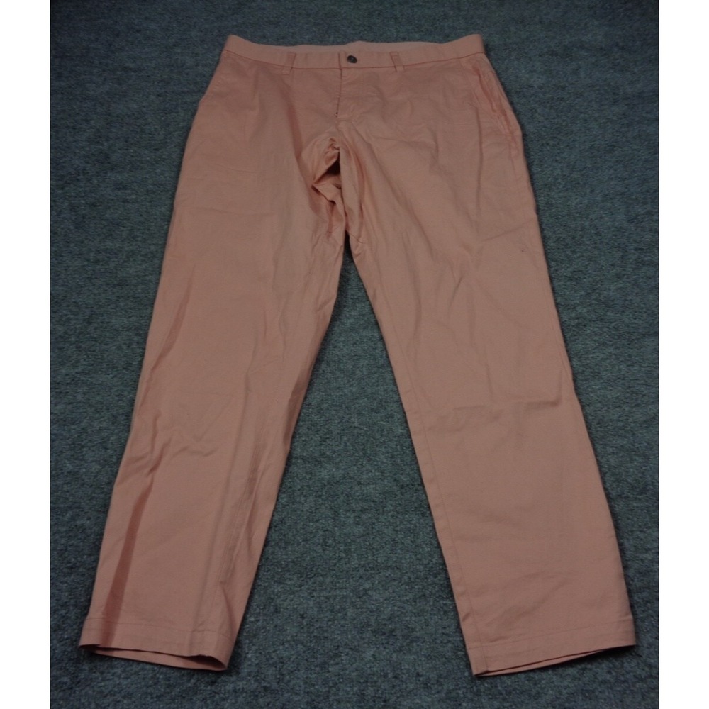 Fabletics Pants Mens Pink 35x32 High Side Chino Pockets Modern Classic